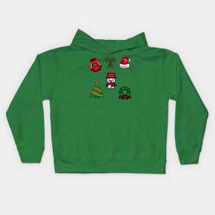 Christmas Sticker Pack Of 5 Kids Hoodie